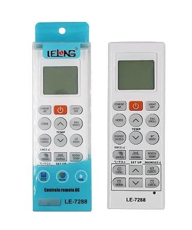 Controle Remoto para Ar Condicionado LG Inverter Split Dual LE-7288