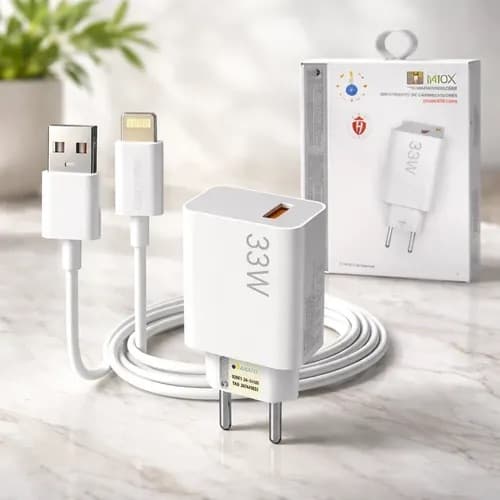 Carregador Turbo Lehmox 33W USB-A para iOS LE-405