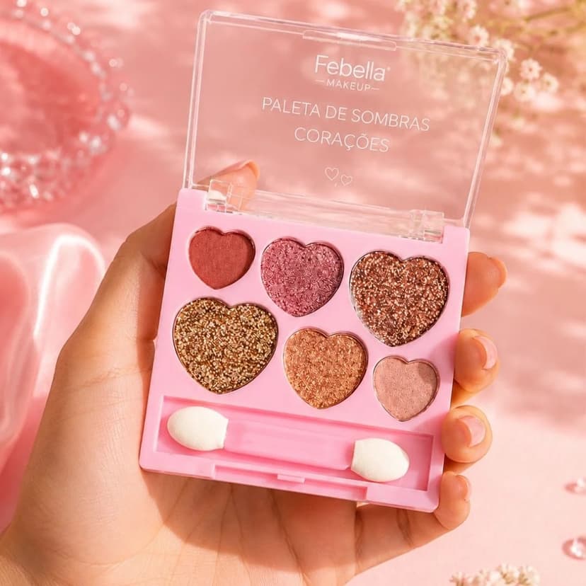 Paleta de Sombras Girl Beautiful Febella - Cor C