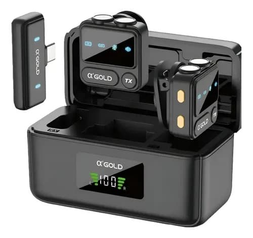 Microfones Tipo-C com Redução de Ruído por IA MCF-27
