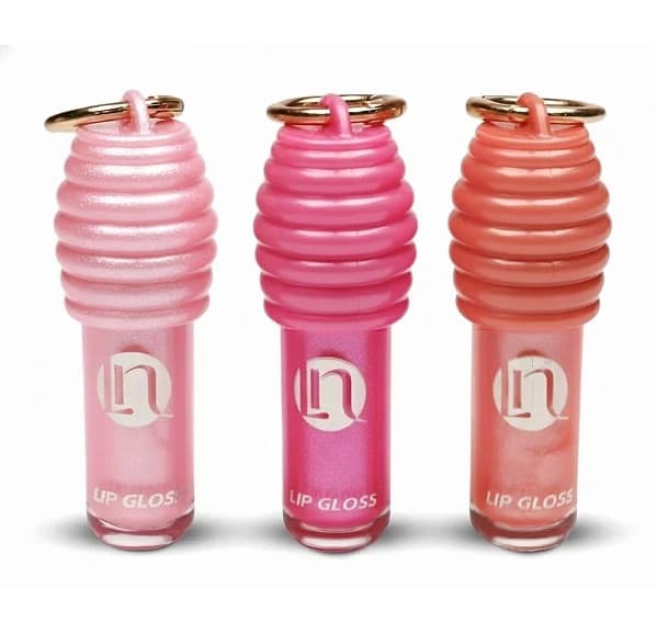 Lua e Neve - Lip Gloss Mel Colorido Chaveiro LN09130