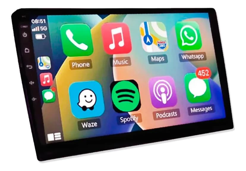 Central Multimídia 9 Pol Kx3 Krc3200 Bt/carplay/android Auto